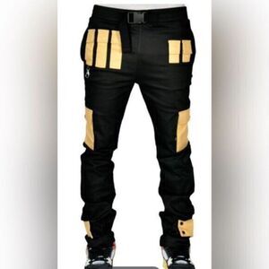 NWT The Hideout Clothing Co Men’s Technical Cargo Joggers Pants - Size L 34/36